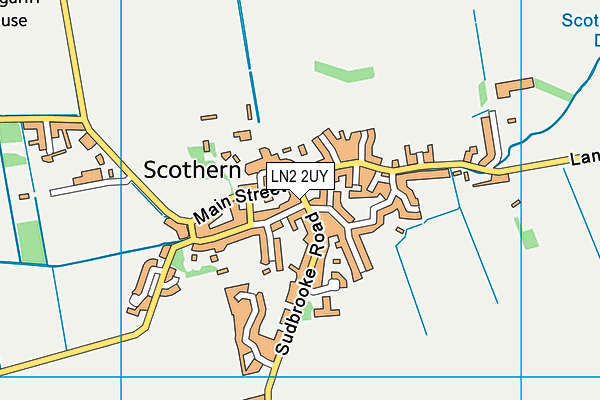 LN2 2UY map - OS VectorMap District (Ordnance Survey)