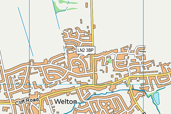 LN2 3BP map - OS VectorMap District (Ordnance Survey)