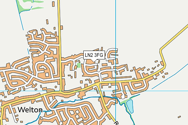 LN2 3FG map - OS VectorMap District (Ordnance Survey)