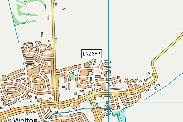 LN2 3FP map - OS VectorMap District (Ordnance Survey)