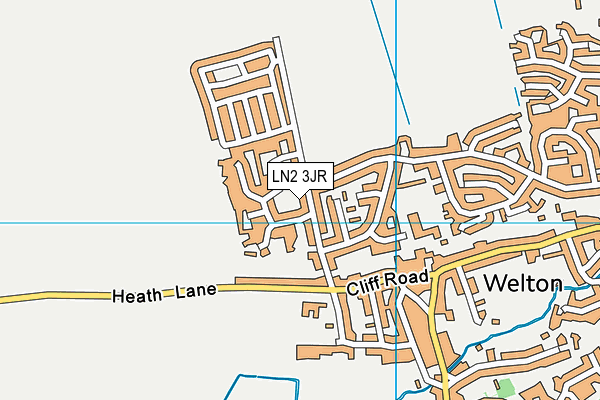LN2 3JR map - OS VectorMap District (Ordnance Survey)