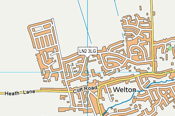 LN2 3LG map - OS VectorMap District (Ordnance Survey)