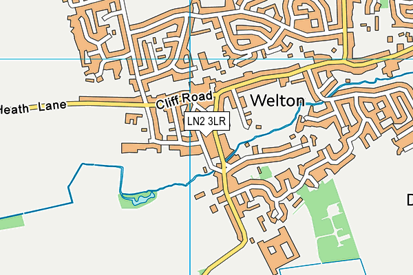 LN2 3LR map - OS VectorMap District (Ordnance Survey)