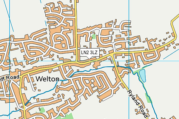 LN2 3LZ map - OS VectorMap District (Ordnance Survey)