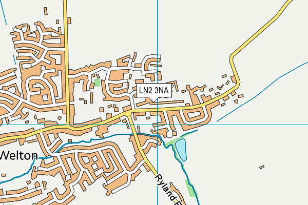 LN2 3NA map - OS VectorMap District (Ordnance Survey)