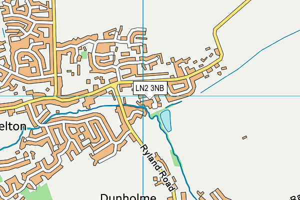 LN2 3NB map - OS VectorMap District (Ordnance Survey)
