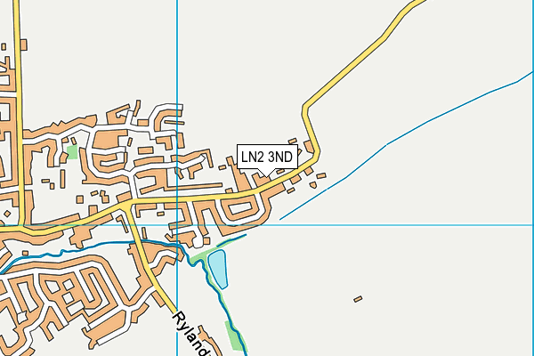 LN2 3ND map - OS VectorMap District (Ordnance Survey)