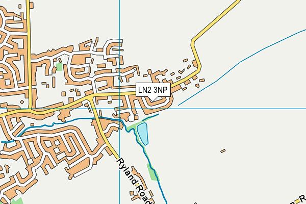 LN2 3NP map - OS VectorMap District (Ordnance Survey)