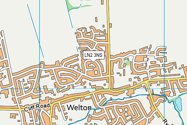 LN2 3NS map - OS VectorMap District (Ordnance Survey)