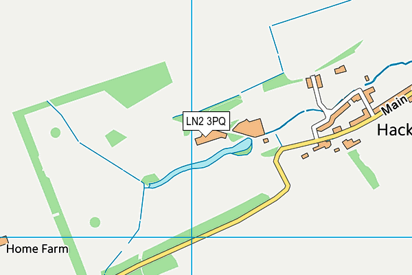 LN2 3PQ map - OS VectorMap District (Ordnance Survey)