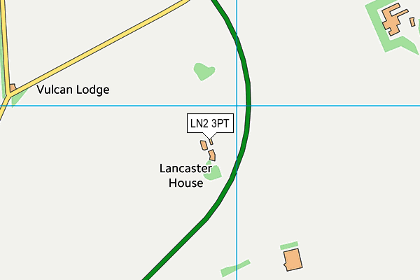 LN2 3PT map - OS VectorMap District (Ordnance Survey)