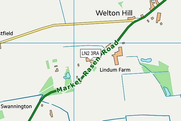 Map of WICKENBY AERODROME LLP at district scale