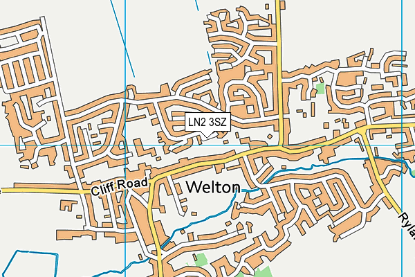 LN2 3SZ map - OS VectorMap District (Ordnance Survey)