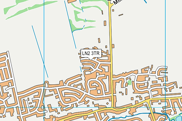 LN2 3TR map - OS VectorMap District (Ordnance Survey)