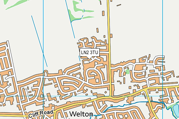 LN2 3TU map - OS VectorMap District (Ordnance Survey)