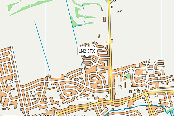 LN2 3TX map - OS VectorMap District (Ordnance Survey)