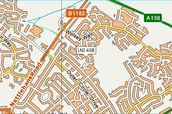 LN2 4GB map - OS VectorMap District (Ordnance Survey)