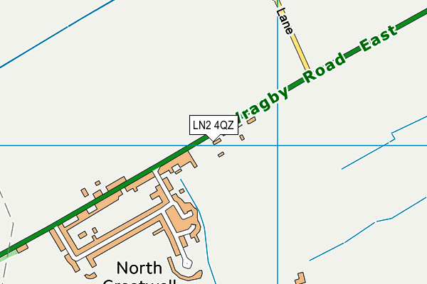 LN2 4QZ map - OS VectorMap District (Ordnance Survey)