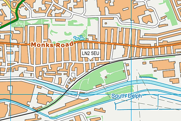 LN2 5EU map - OS VectorMap District (Ordnance Survey)