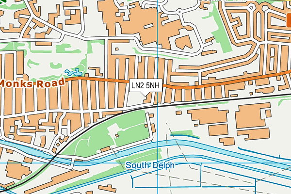 LN2 5NH map - OS VectorMap District (Ordnance Survey)