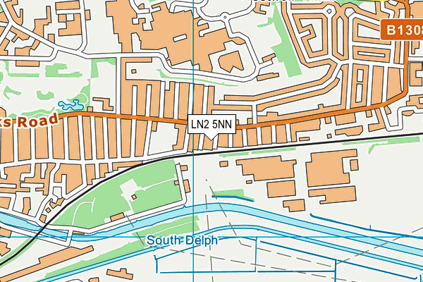 LN2 5NN map - OS VectorMap District (Ordnance Survey)