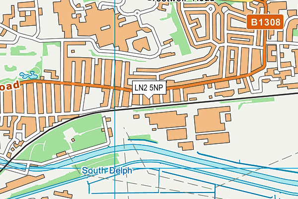 LN2 5NP map - OS VectorMap District (Ordnance Survey)