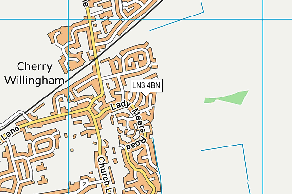 LN3 4BN map - OS VectorMap District (Ordnance Survey)