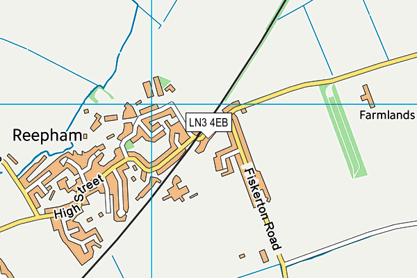 LN3 4EB map - OS VectorMap District (Ordnance Survey)