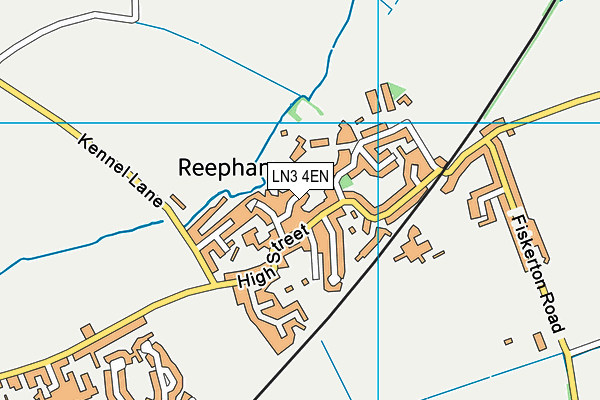 LN3 4EN map - OS VectorMap District (Ordnance Survey)