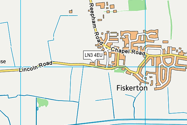 LN3 4EU map - OS VectorMap District (Ordnance Survey)