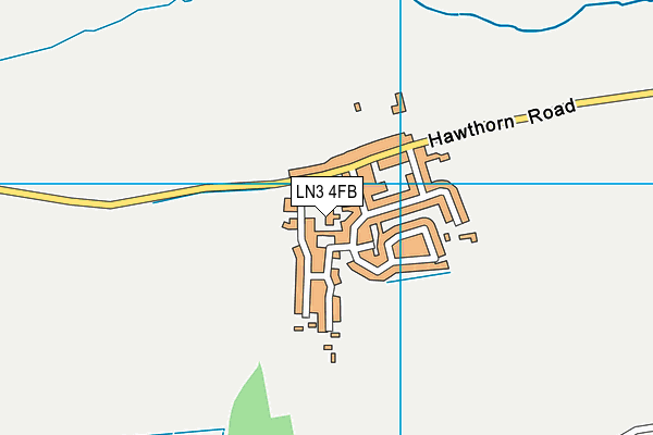 LN3 4FB map - OS VectorMap District (Ordnance Survey)