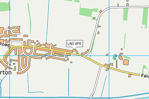 LN3 4FE map - OS VectorMap District (Ordnance Survey)