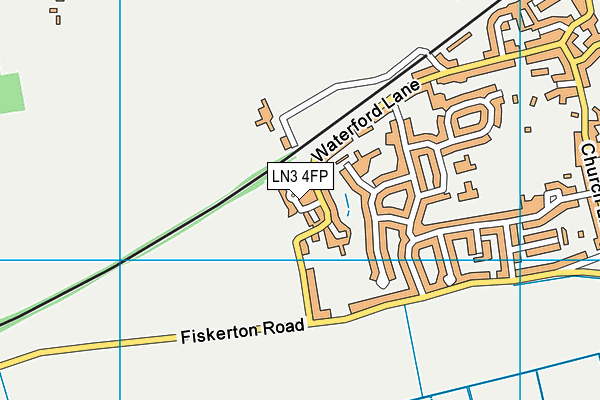 LN3 4FP map - OS VectorMap District (Ordnance Survey)