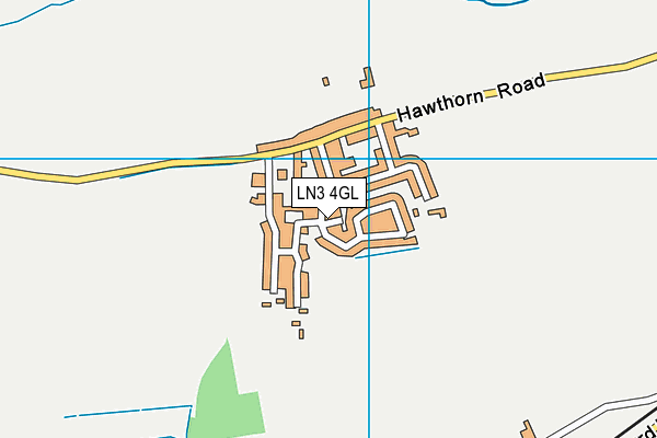 LN3 4GL map - OS VectorMap District (Ordnance Survey)