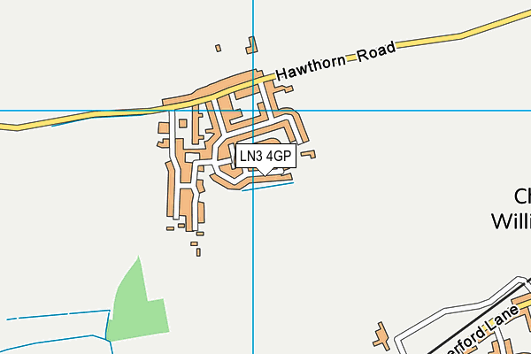 LN3 4GP map - OS VectorMap District (Ordnance Survey)