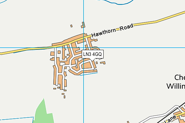 LN3 4GQ map - OS VectorMap District (Ordnance Survey)