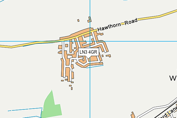 LN3 4GR map - OS VectorMap District (Ordnance Survey)