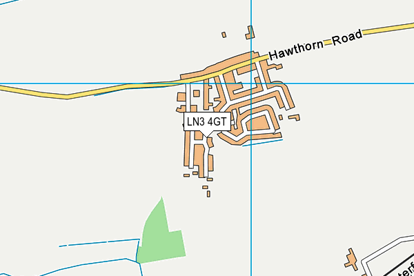 LN3 4GT map - OS VectorMap District (Ordnance Survey)