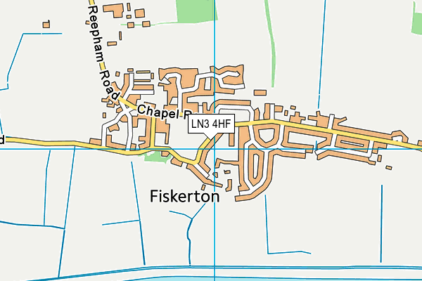 LN3 4HF map - OS VectorMap District (Ordnance Survey)