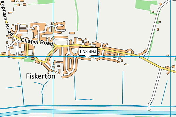 LN3 4HJ map - OS VectorMap District (Ordnance Survey)