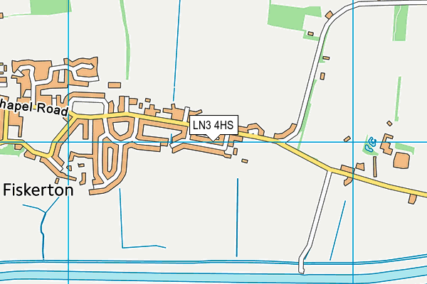 LN3 4HS map - OS VectorMap District (Ordnance Survey)