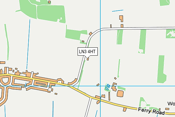 LN3 4HT map - OS VectorMap District (Ordnance Survey)