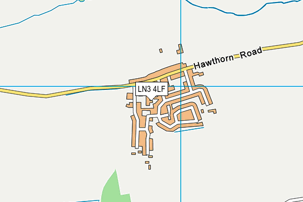 LN3 4LF map - OS VectorMap District (Ordnance Survey)