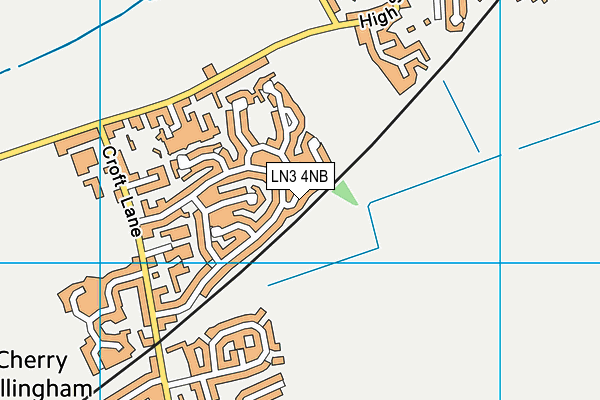LN3 4NB map - OS VectorMap District (Ordnance Survey)