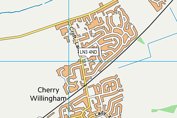 LN3 4ND map - OS VectorMap District (Ordnance Survey)