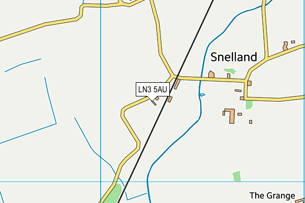 LN3 5AU map - OS VectorMap District (Ordnance Survey)