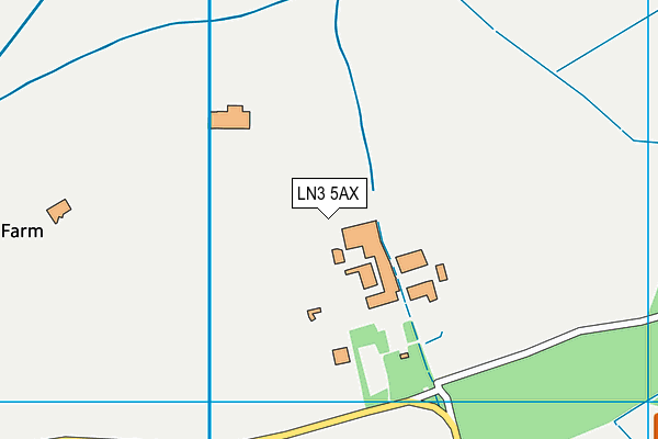 LN3 5AX map - OS VectorMap District (Ordnance Survey)