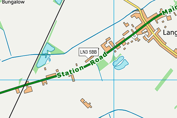 LN3 5BB map - OS VectorMap District (Ordnance Survey)