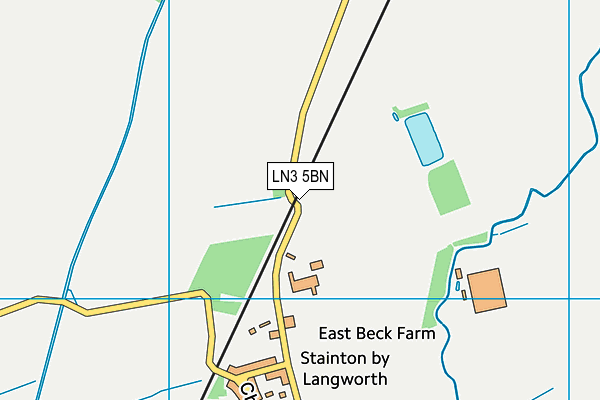 LN3 5BN map - OS VectorMap District (Ordnance Survey)