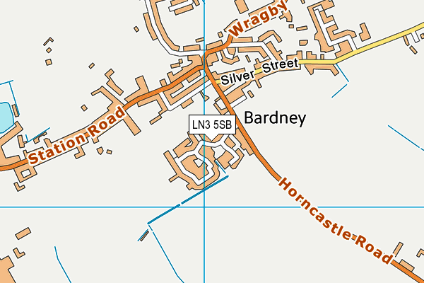 LN3 5SB map - OS VectorMap District (Ordnance Survey)